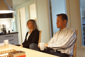 Westpatent AB, interiör vid fikabordet